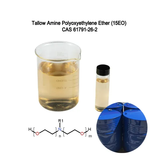 Hochwertiger Talg Amin Polyoxyethylen Ether (15EO) CAS 61791-26-2