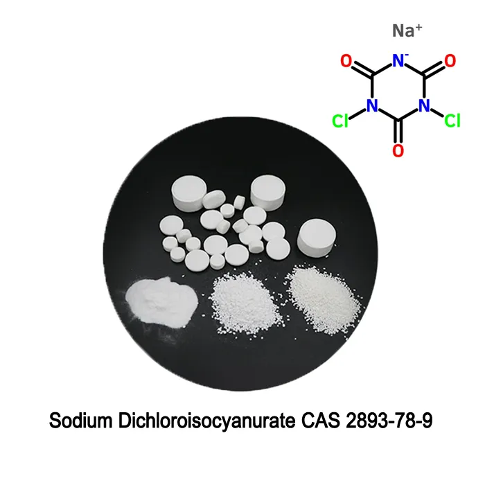 Hochwertige Wasserbehandlung Natrium -Dichlorisocyanurate\/SDIC 56% CAS 2893-78-9